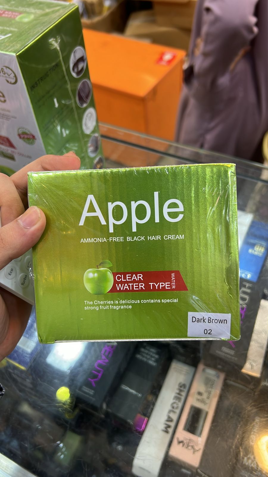 Apple Hair Color Ammonia Free Natural Black 1000ml